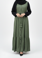 OLIVE ORBIT PINAFORE