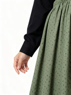 OLIVE ORBIT PINAFORE