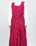 ROSE DOT PINAFORE DRESS